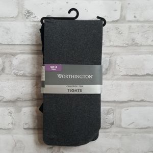 Worthington Control Top Tights (Charcoal)